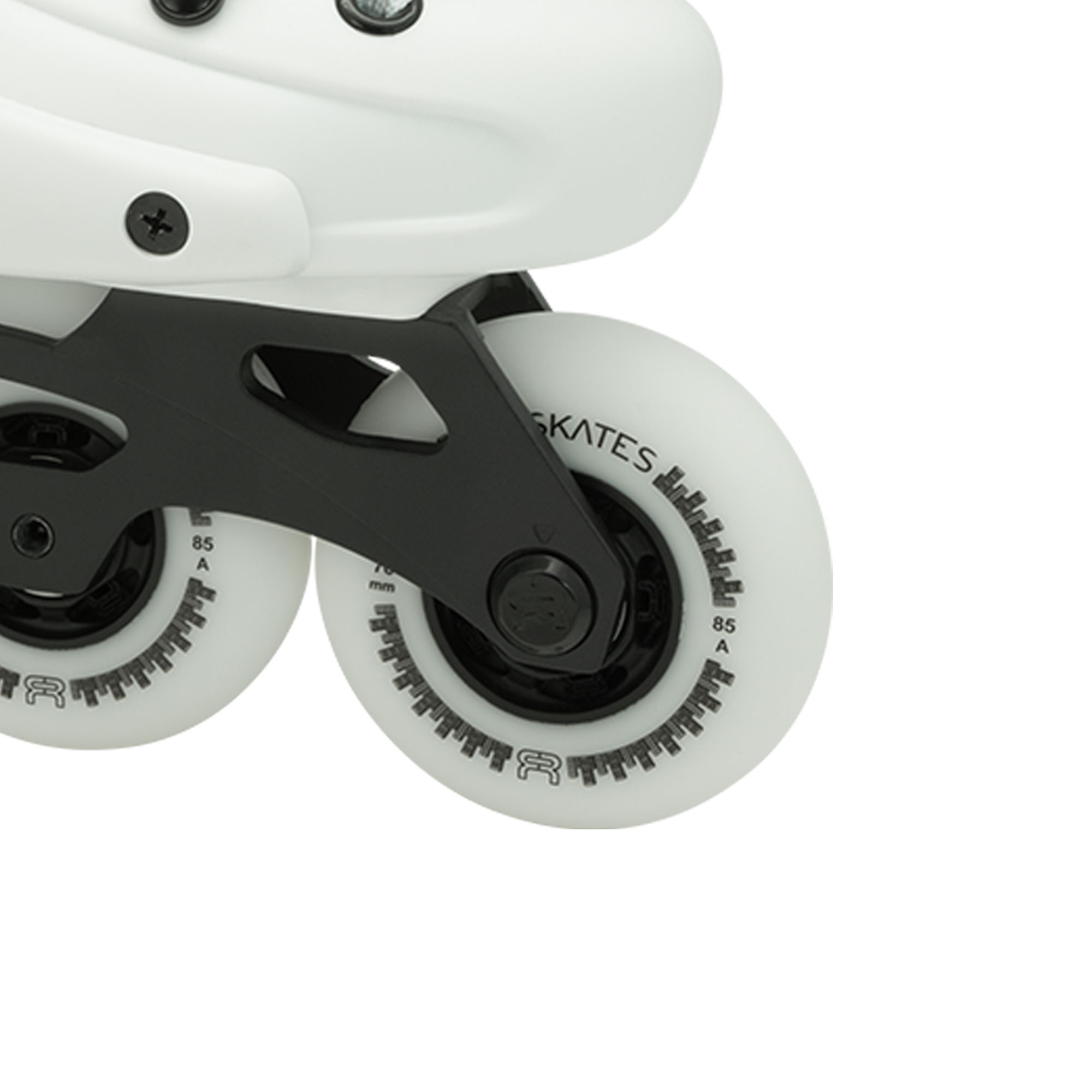 FR Jr CLUB Adjustable In-Line Skates - White