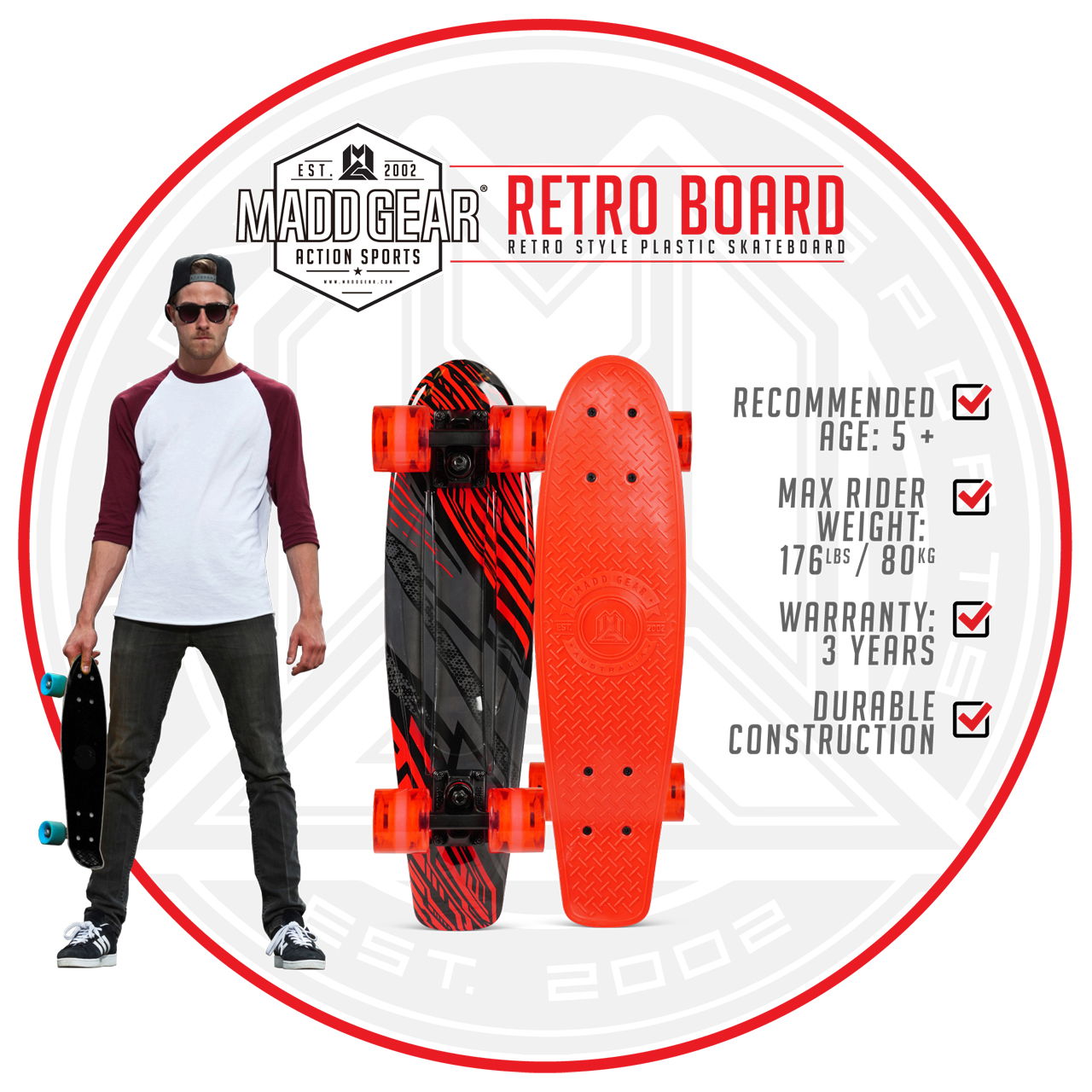 MADD G-RETRO BOARD - RACER