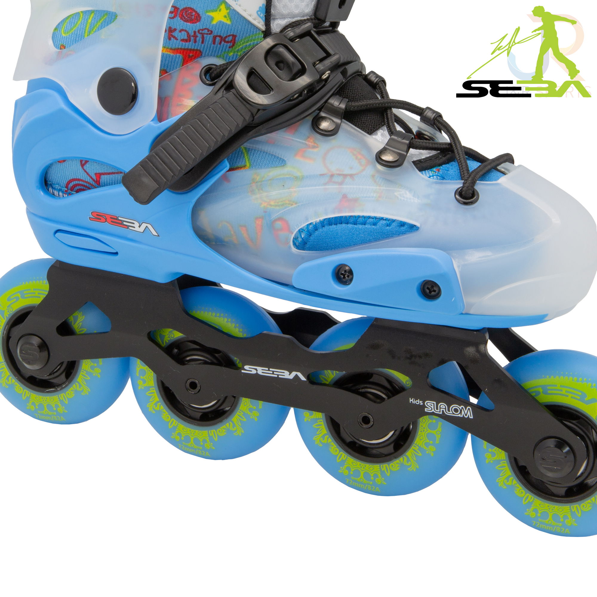 Seba ST MX Junior Adjustable In-Line Skates - Blue