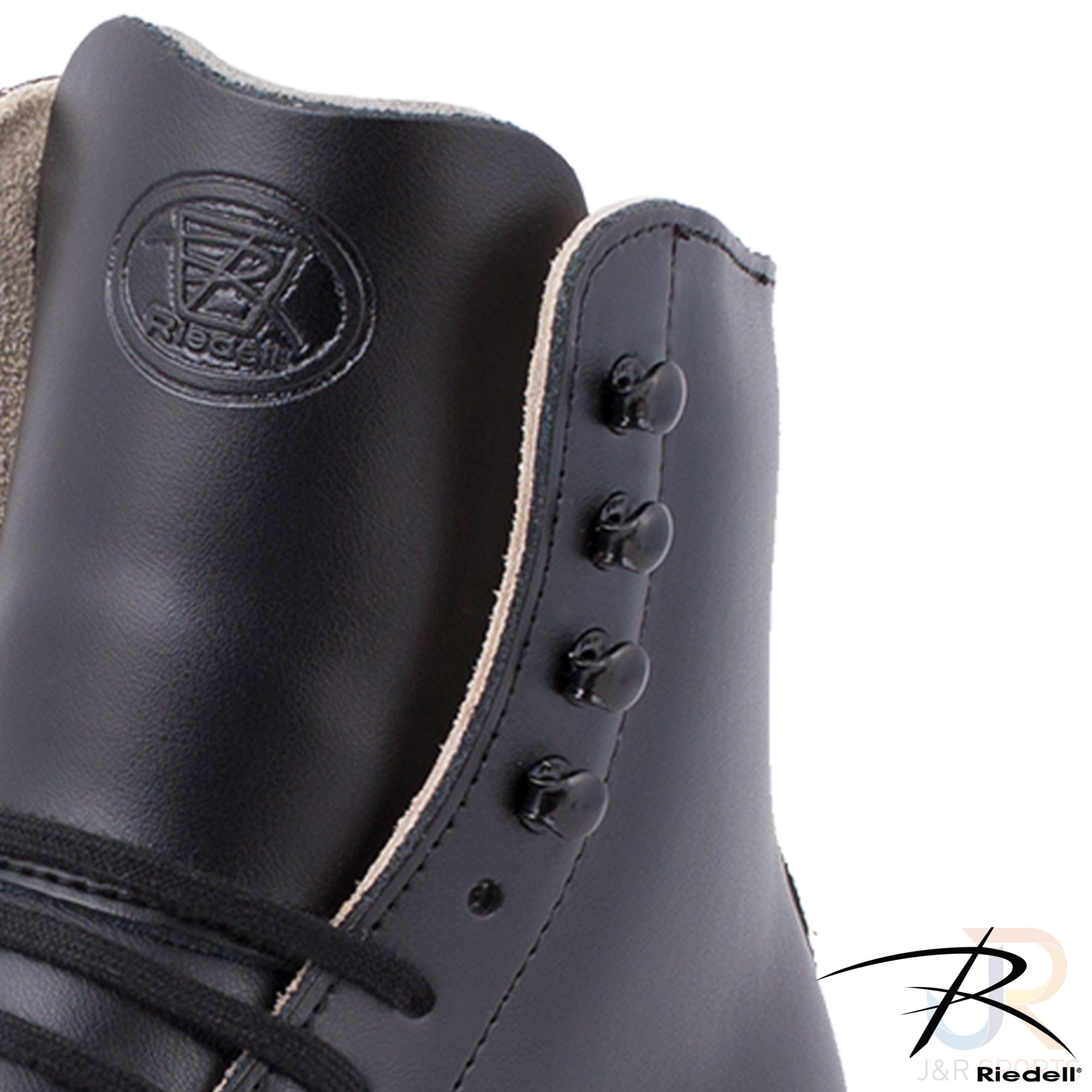 Riedell 220 RETRO Skate Boots - Black - Medium Width