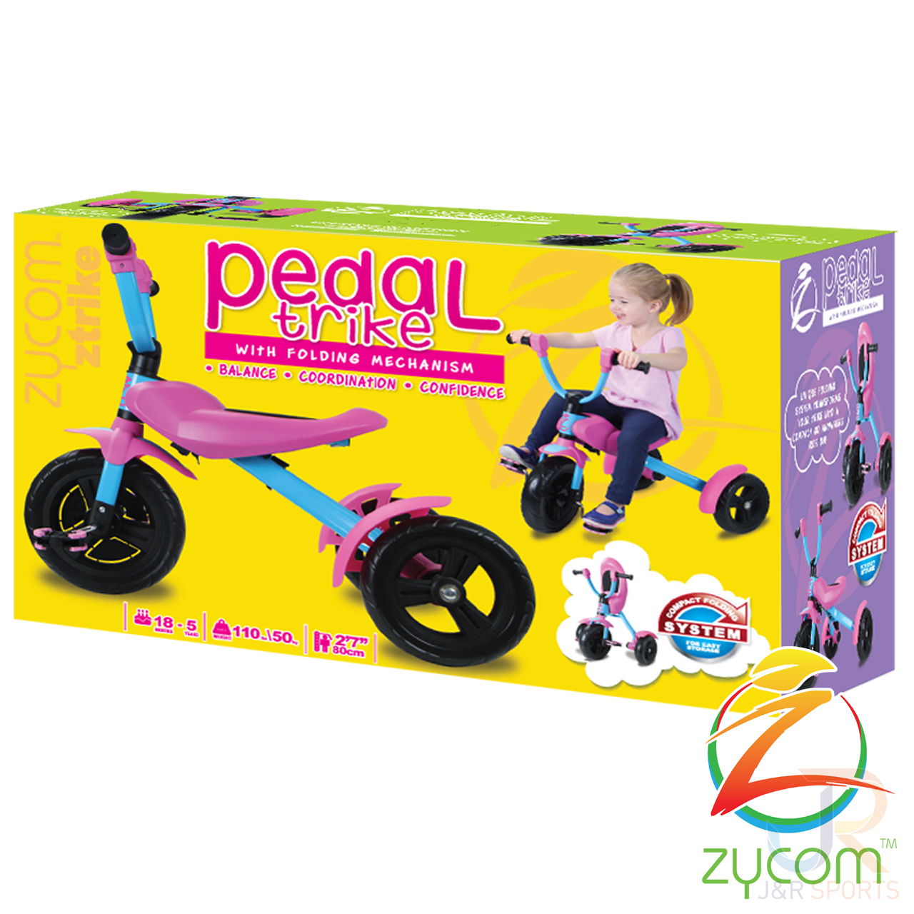 Zycom ZTrike Pink Sky Blue - Packaging - ZYC205-464