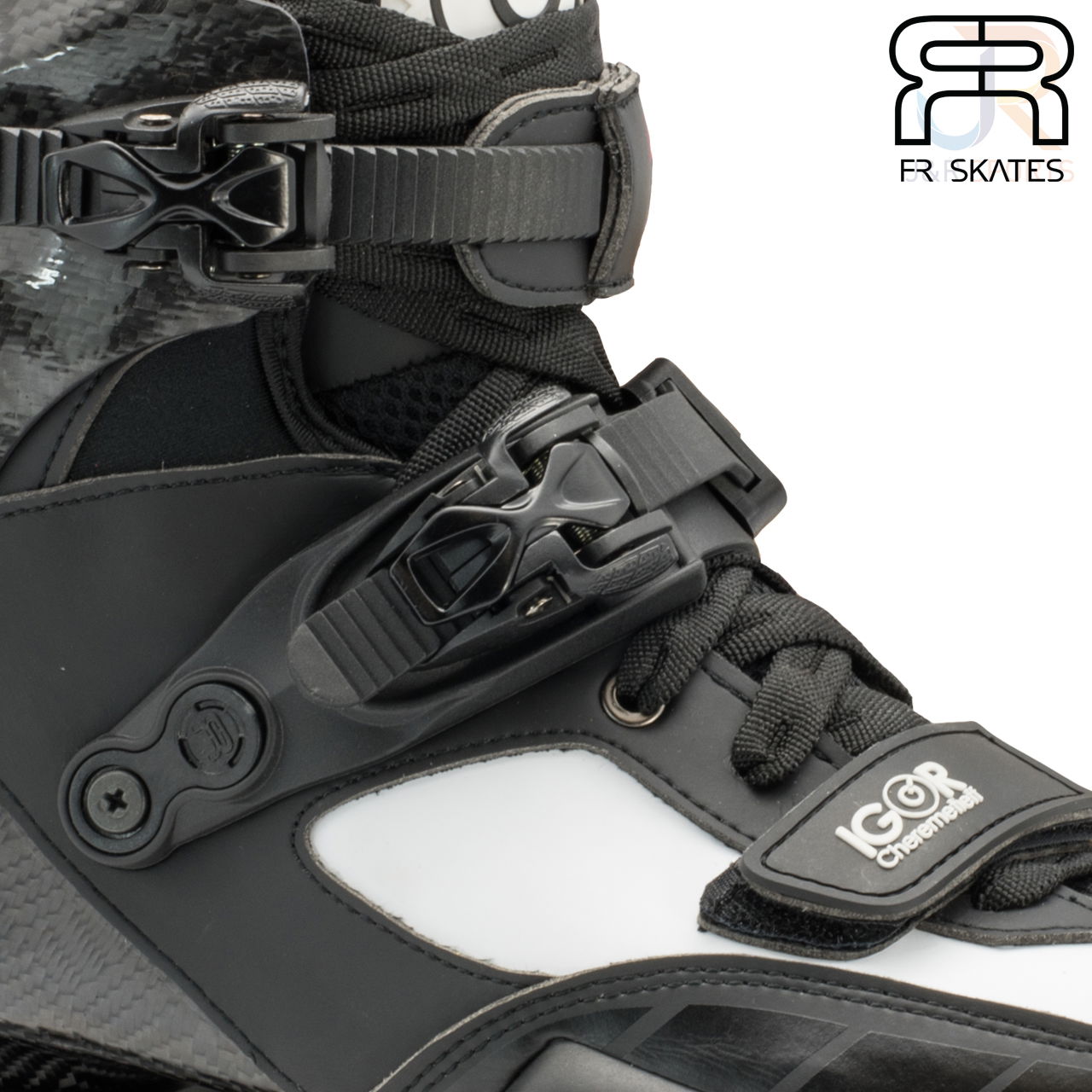 FR Skates - FR PRO Igor - Black White - PowerStrap - FRSKIGWH