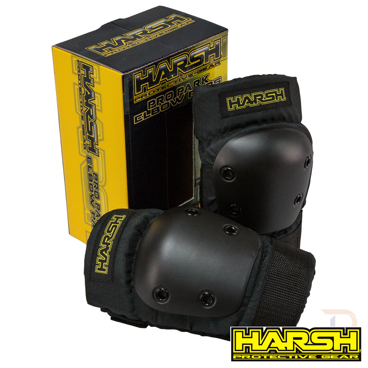 HARSH Protection - Pro Park Elbow Pads Boxed 1- HA204-525