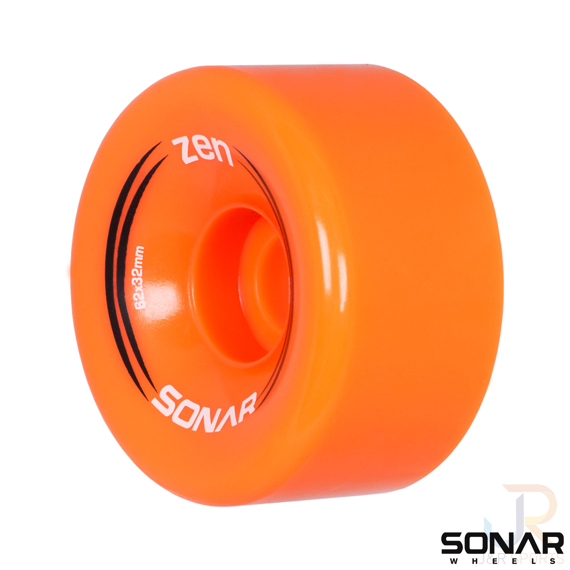 SONAR WHEELS (4) ZEN - ORANGE - 62mm/85a