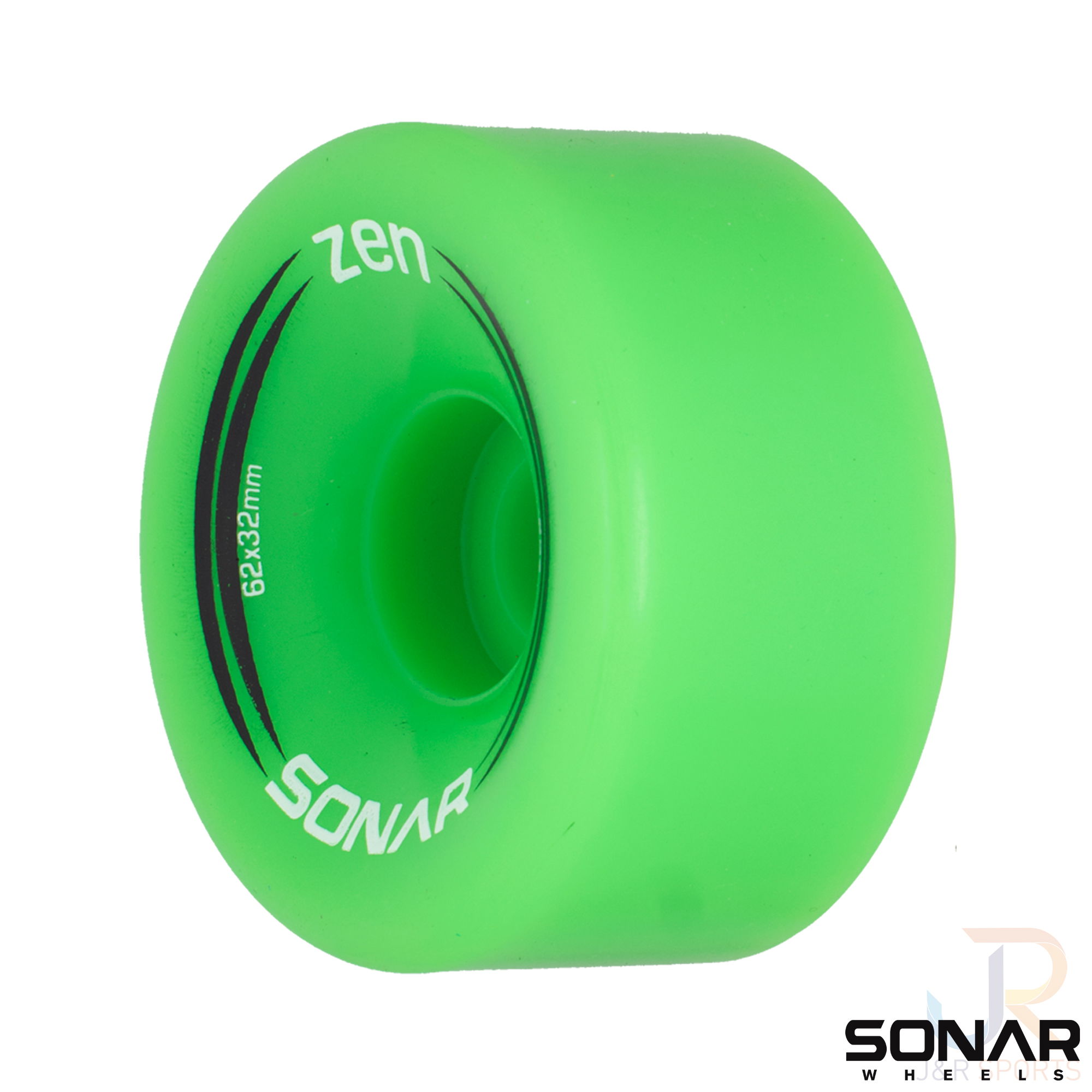 SONAR WHEELS (4) ZEN - GREEN - 62mm/85a