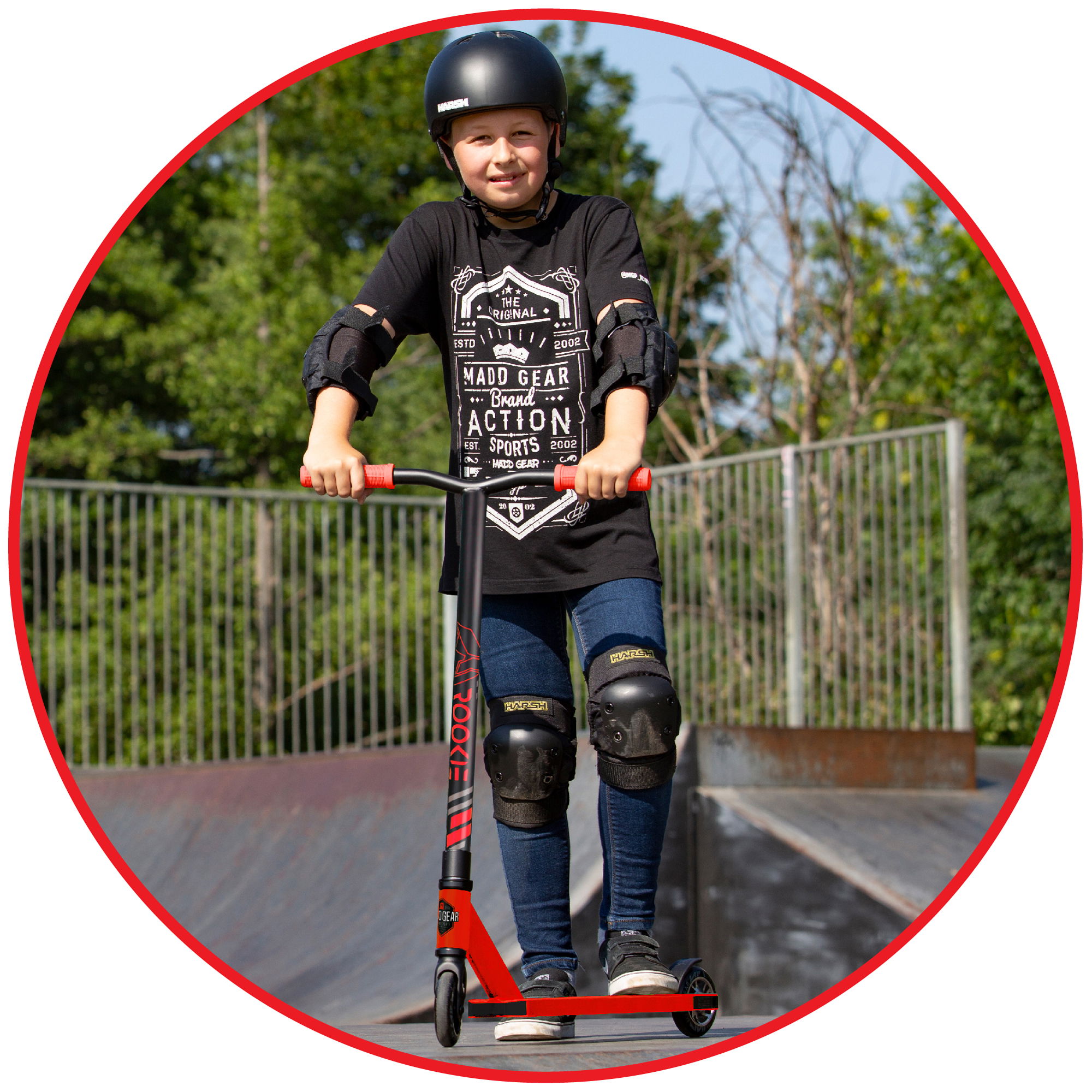 MADD GEAR CARVE MINI PRO ROOKIE X - RED / BLACK