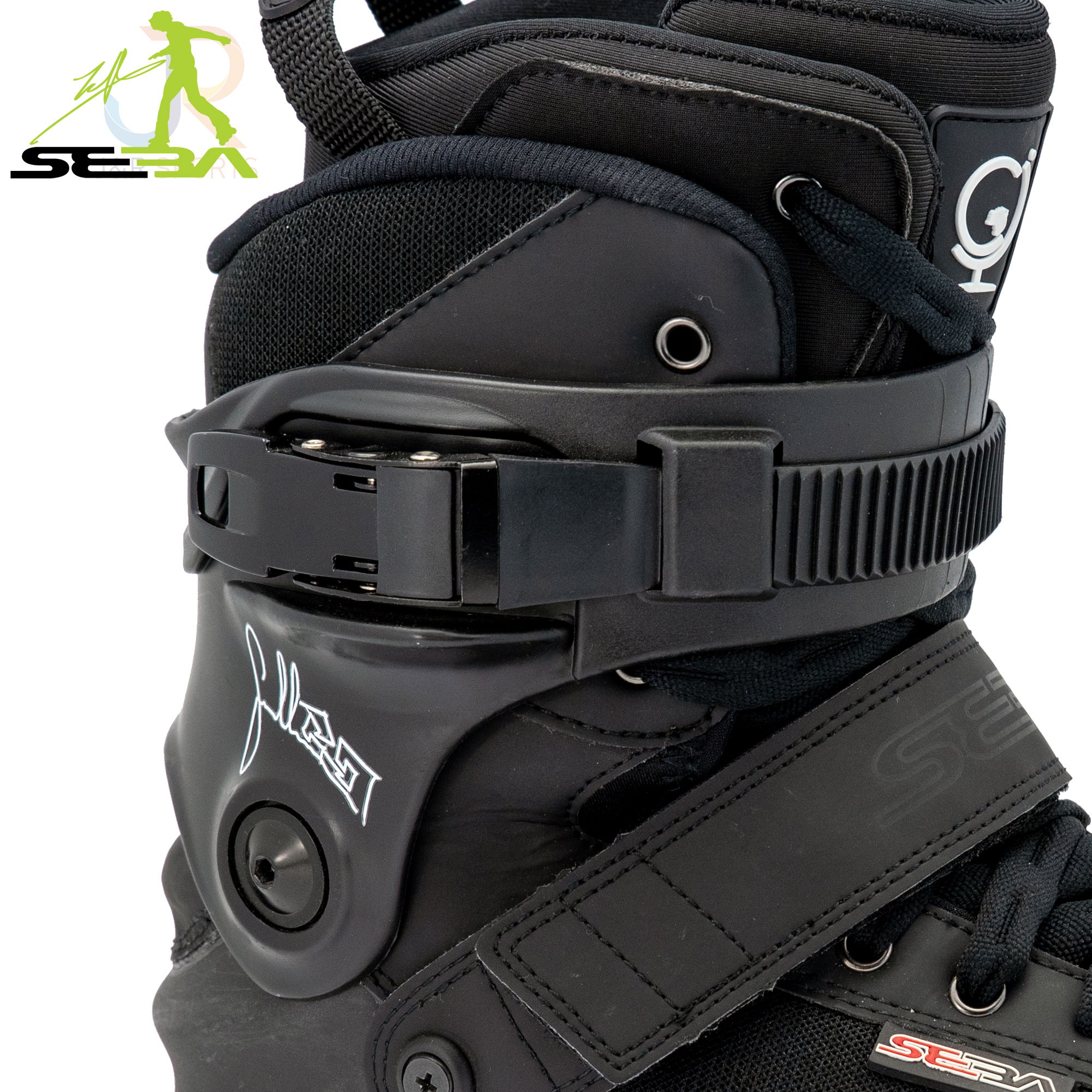 Seba CJ2 Prime Boot - Black - Cuff Detail - SSK-BCJ2-BKLL