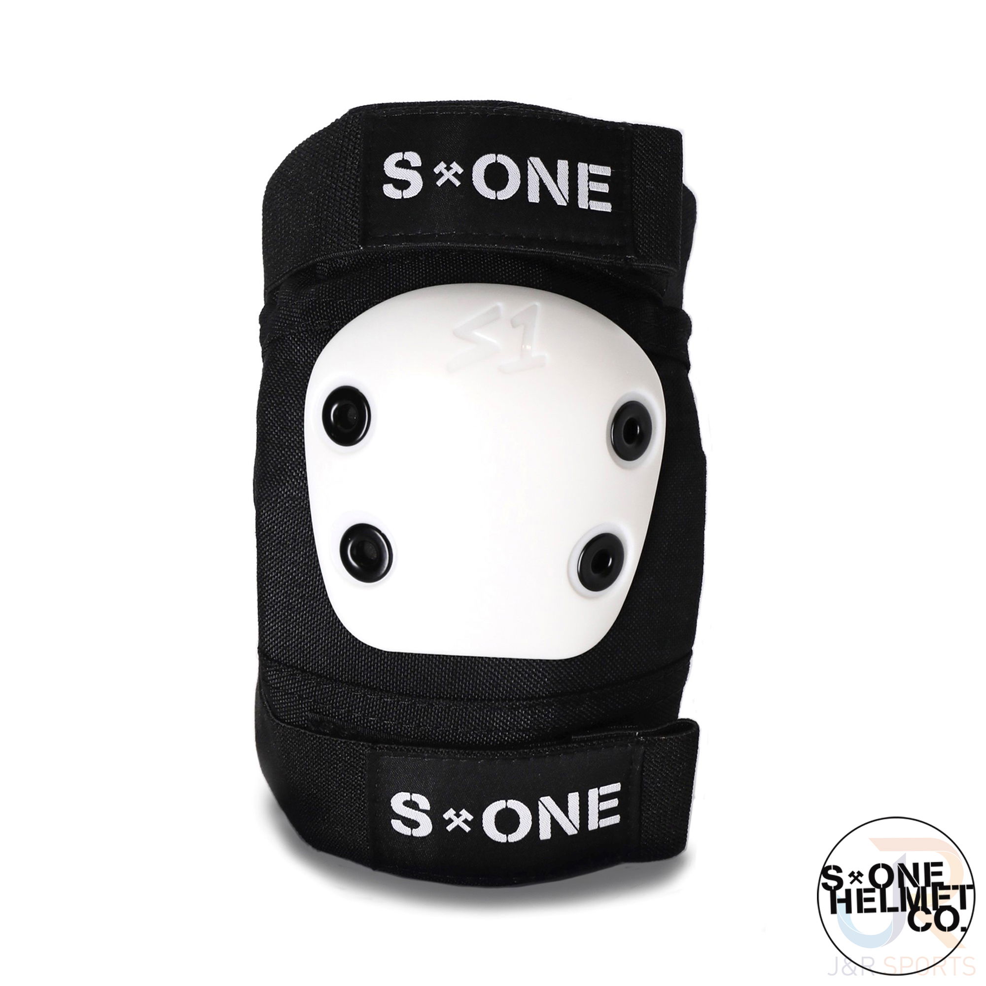 S1 PRO ELBOW PADS - BLACK/WHITE - LARGE