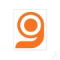 Orangatang G Sticker Medium 4 x 5 - Orange - LCSSPOR102