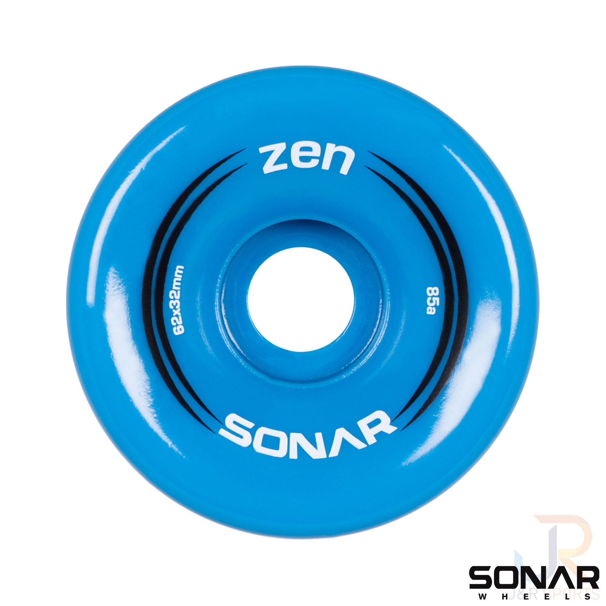 SONAR WHEELS (4) ZEN - ROYAL BLUE - 62mm/85a