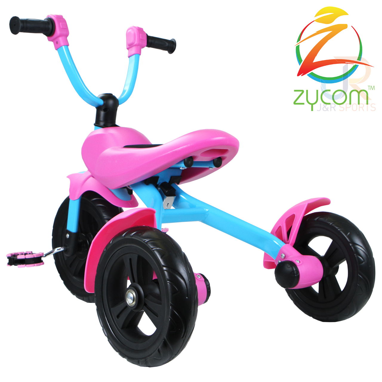 Zycom ZTrike Pink Sky Blue - Angled Rear - ZYC205-464