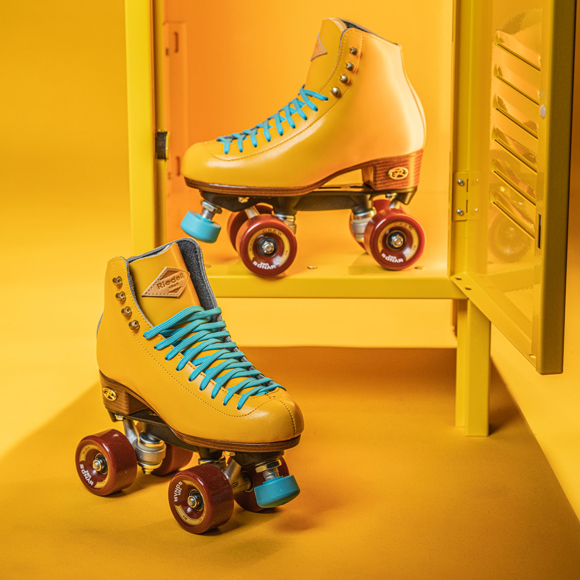 Riedell Crew Skates - Turmeric Yellow