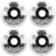 FR STREET INVADERS WHEEL - ROUND PROFILE - WHITE - 84mm/84a (Unit)