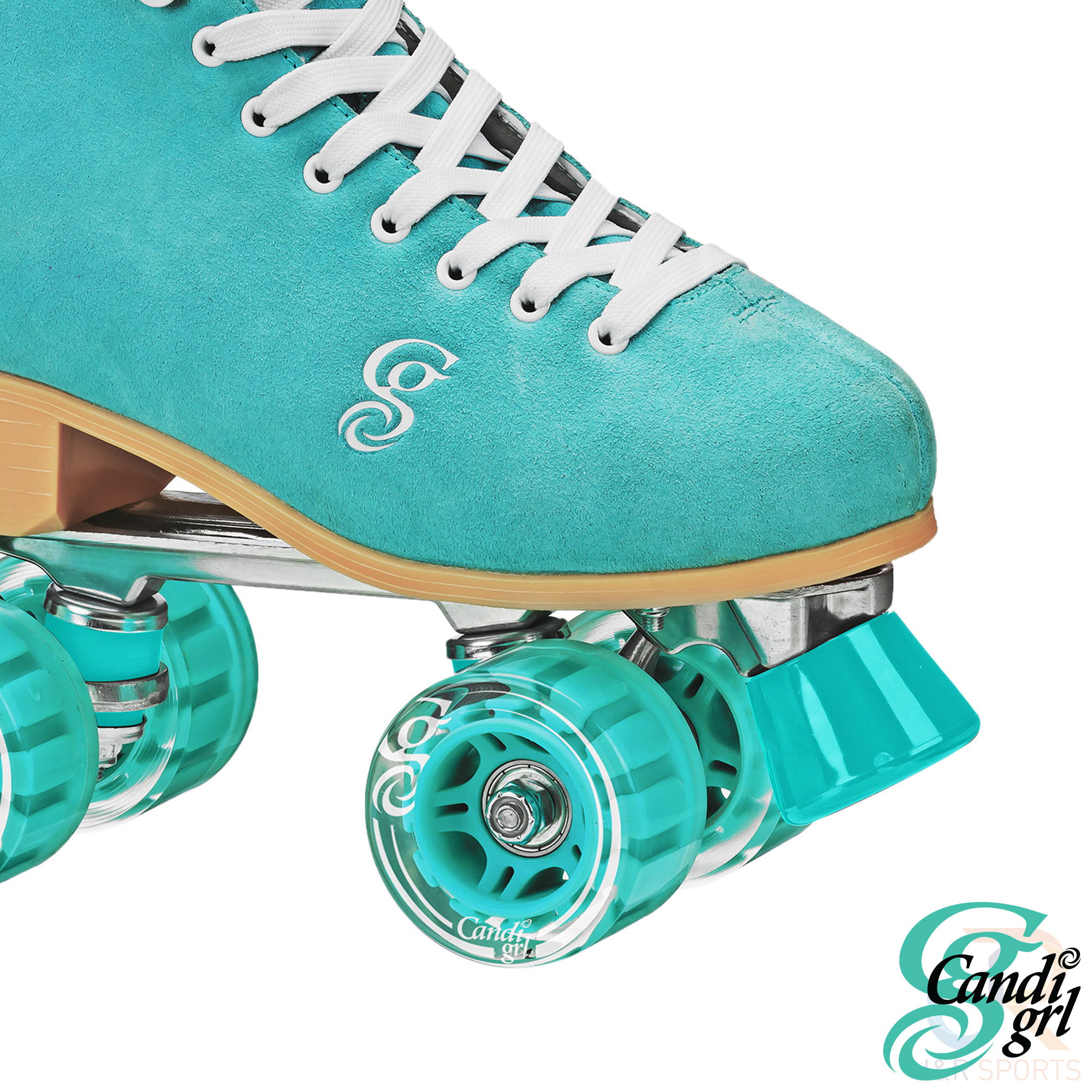 Candi Grl Carlin - Teal - Toe Stop Detail - CGU774SF