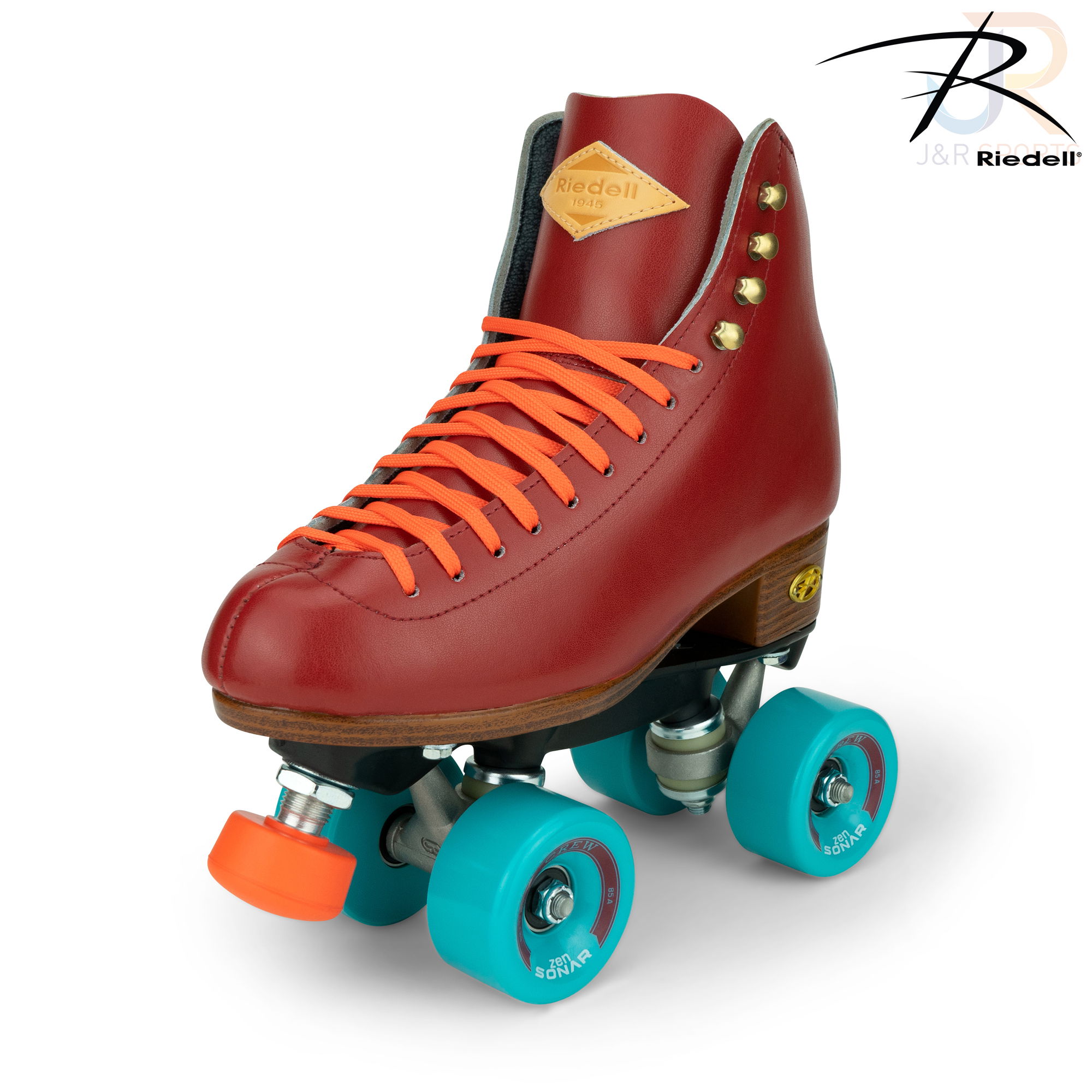 Riedell Crew Skates - Crimson Red