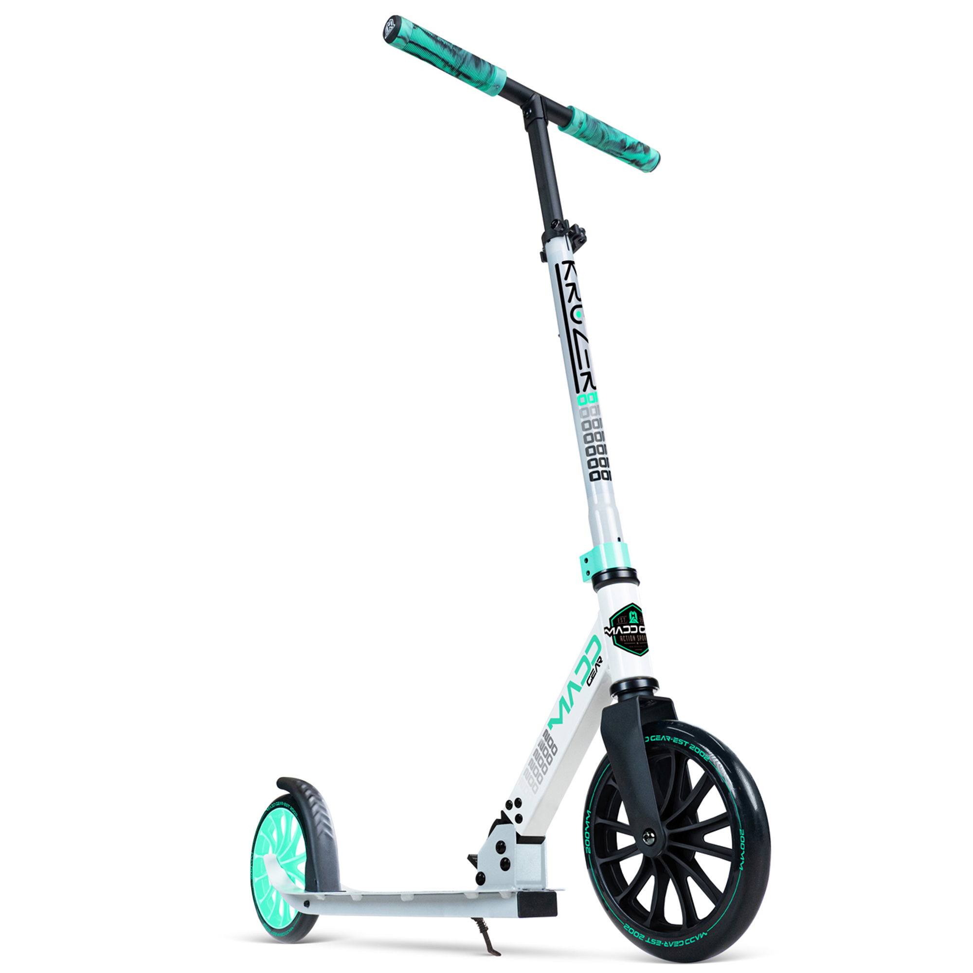 MADD GEAR CARVE KRUZER V2-200 SCOOTER - GREY/TEAL