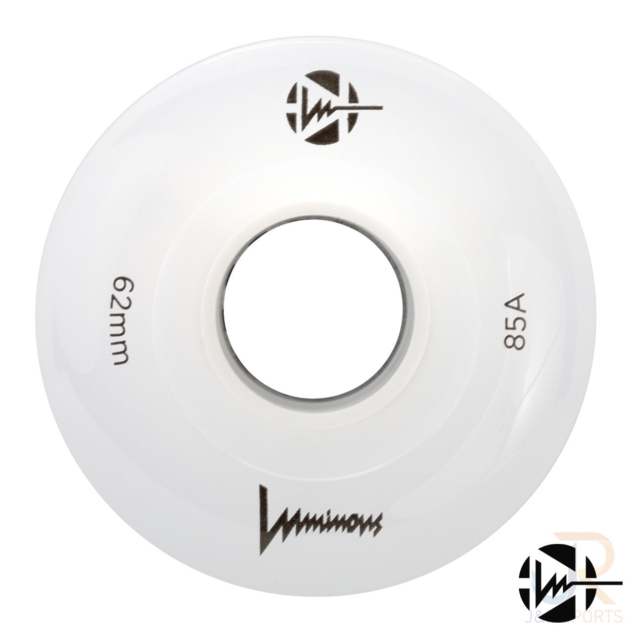 LUMINOUS SIXIES LED QUAD WHEEL - WHITE - 62mm/85a (Unit)