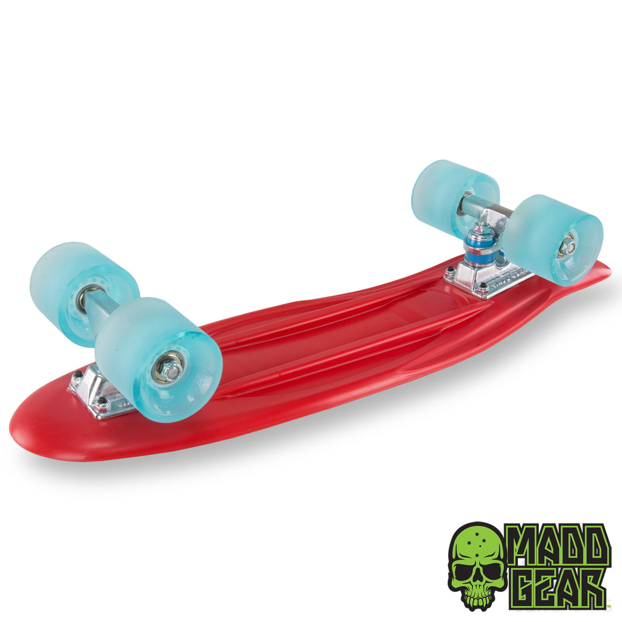 Madd SKINS Retro Board - Red Blue - Underside - MGP205-474