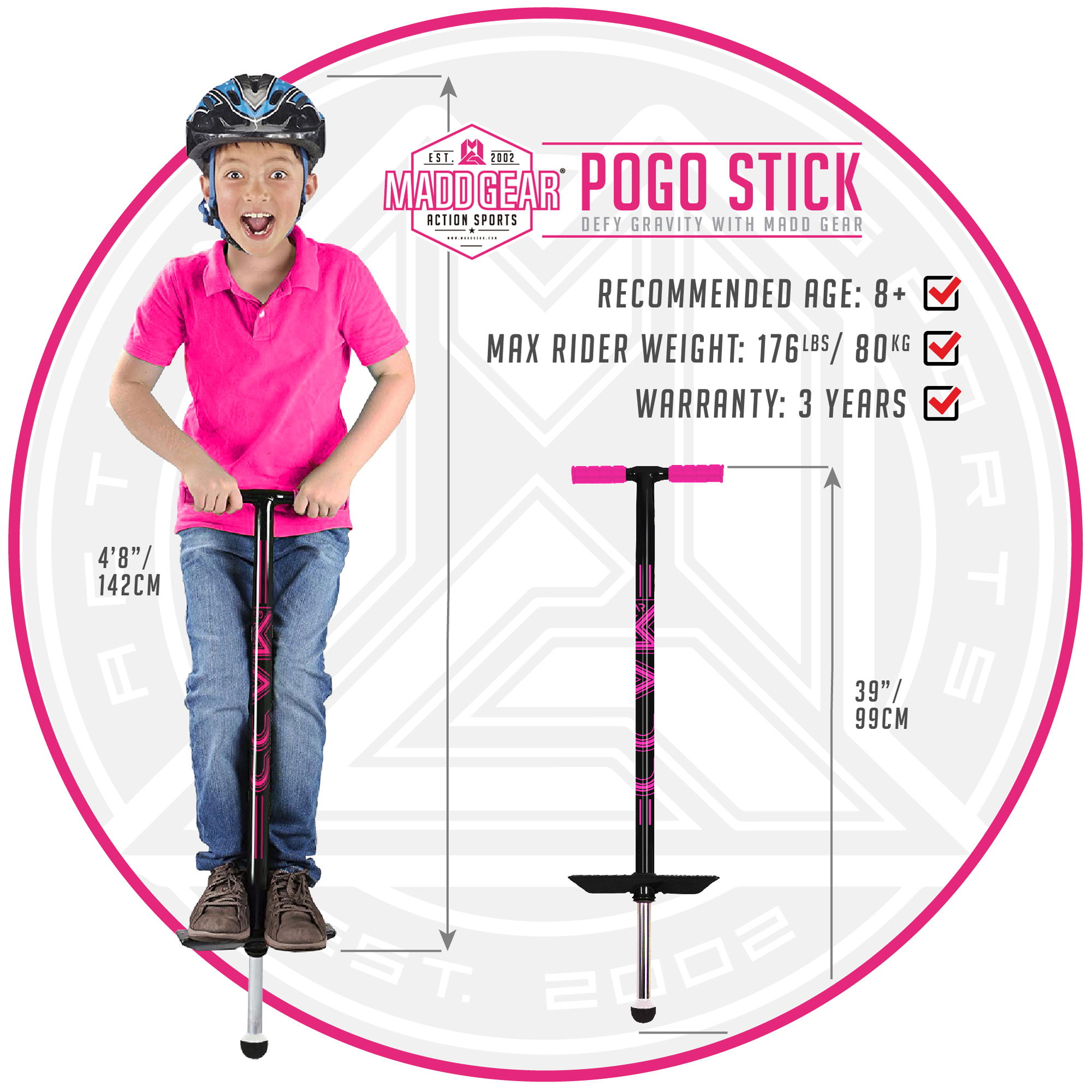 Madd Gear Pogo - Black Pink 20 - Asset 2 - MGP207-148