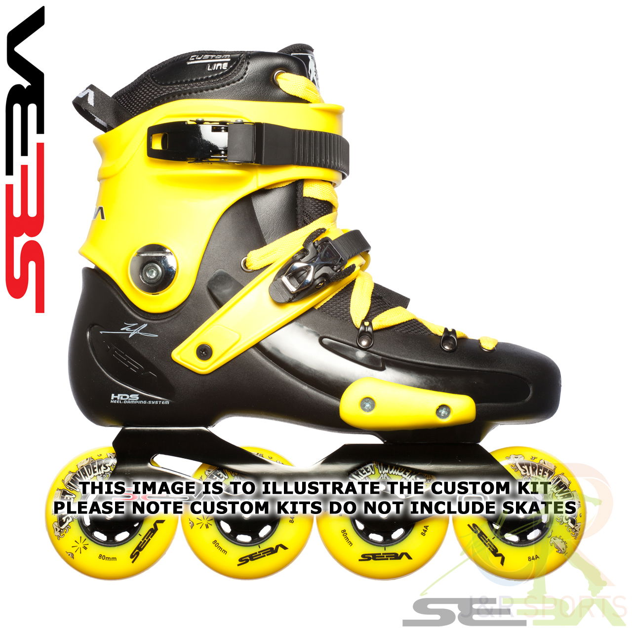 SEBA FR Custom Kit Yellow - SSK-CKIT-FR-YL