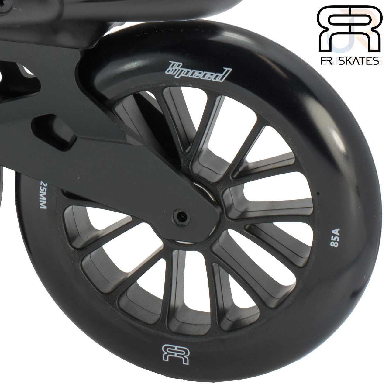 FR Skates - FR 1 325 - Black - Wheel Detail - FRSKFR1325BK