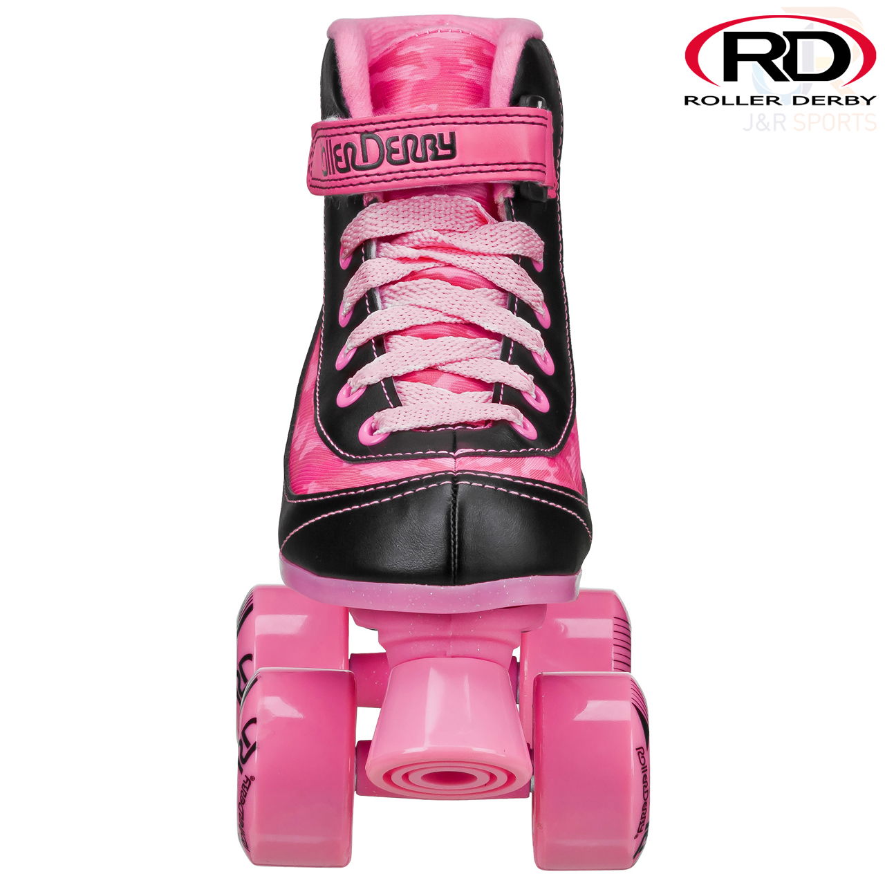 Roller Derby Firestar V2 - Pink Camo - Front View - RD1978PC