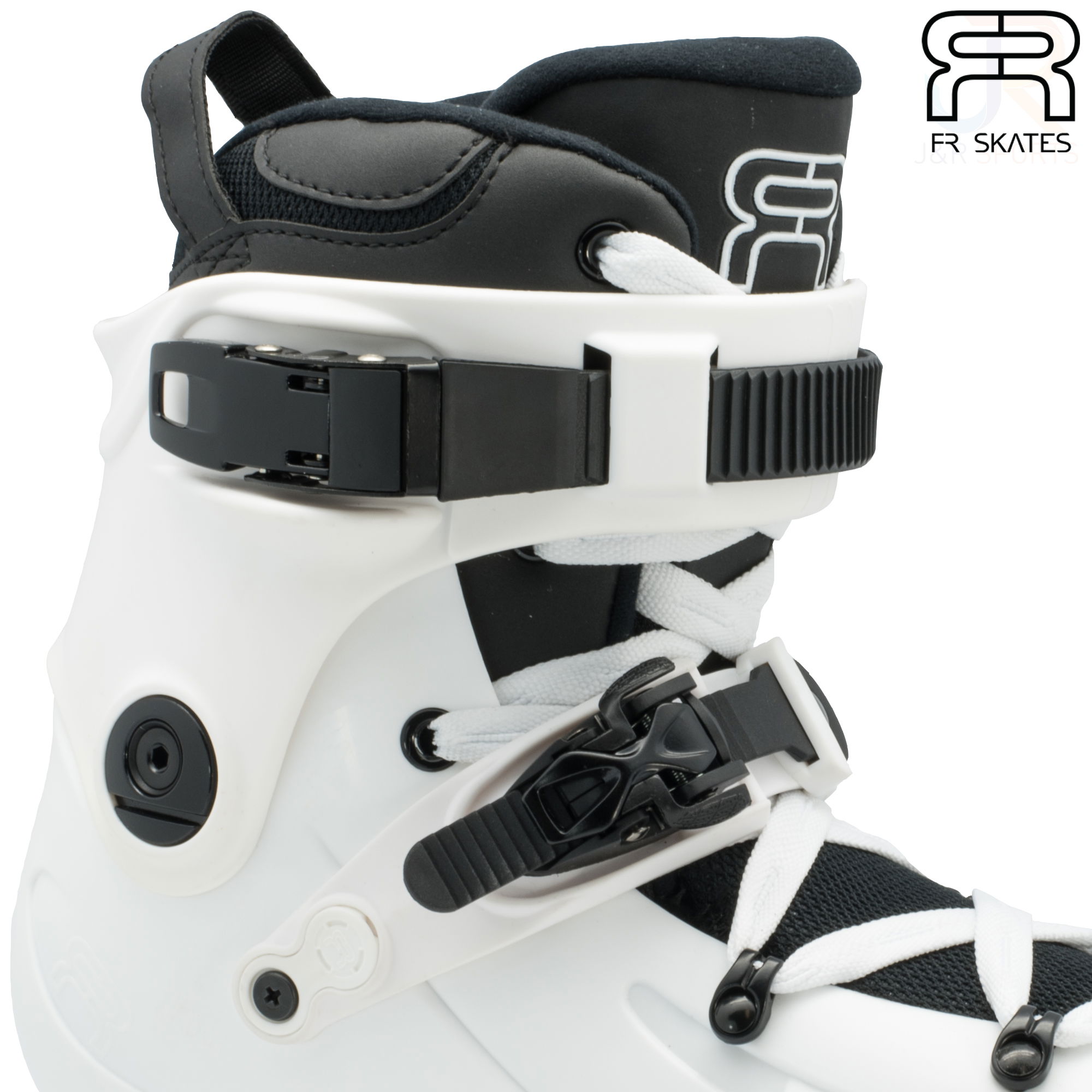 FR Skates - FR1 80 - White - Cuff Detail - FRSKFR180WH