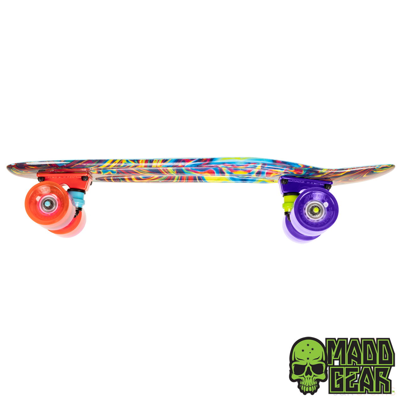 Madd G-Retro Board - Oil Slick - Side View - MGP207-564