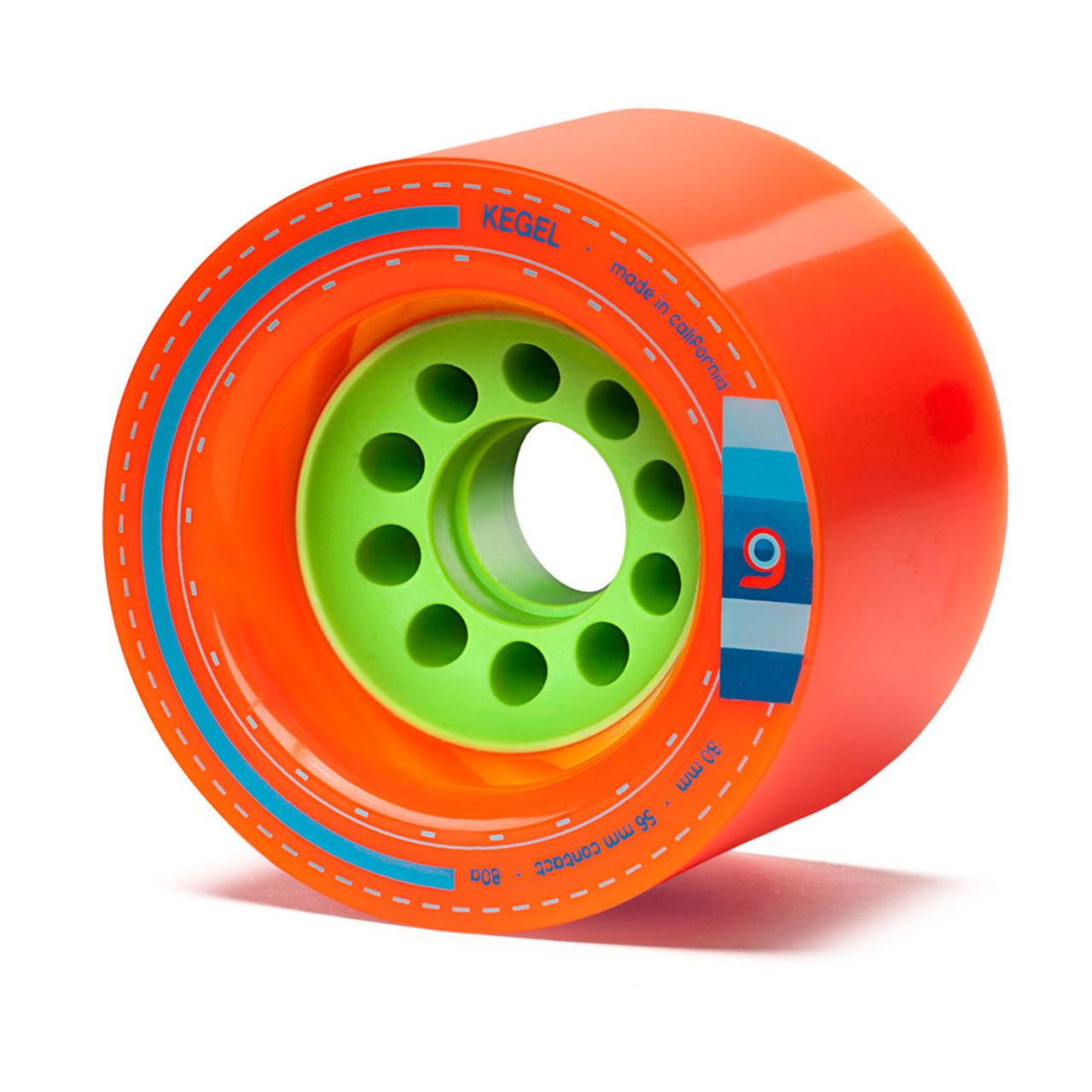 ORANGATANG "KEGEL" inc JEHU V2 BEARINGS - ORANGE 80mm 80a (Set 4)