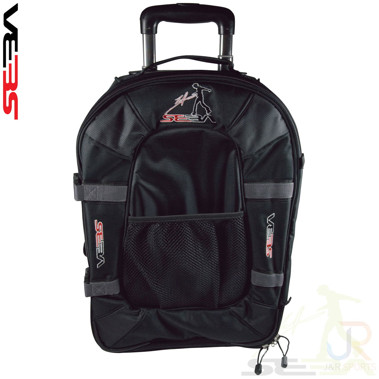 Seba Trolley Bag - Small - Front View - Black - SSK15-SBG-TRYS-B