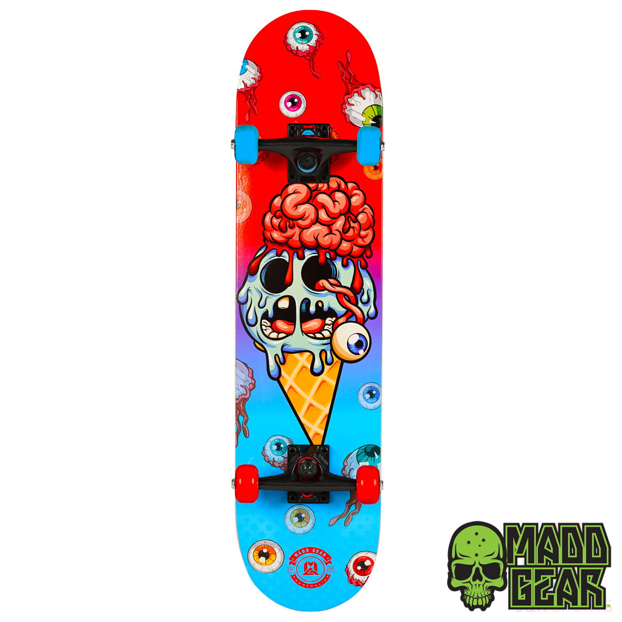 Madd PRO Skateboard II - Brain Freeze - Underside - MGP207-234