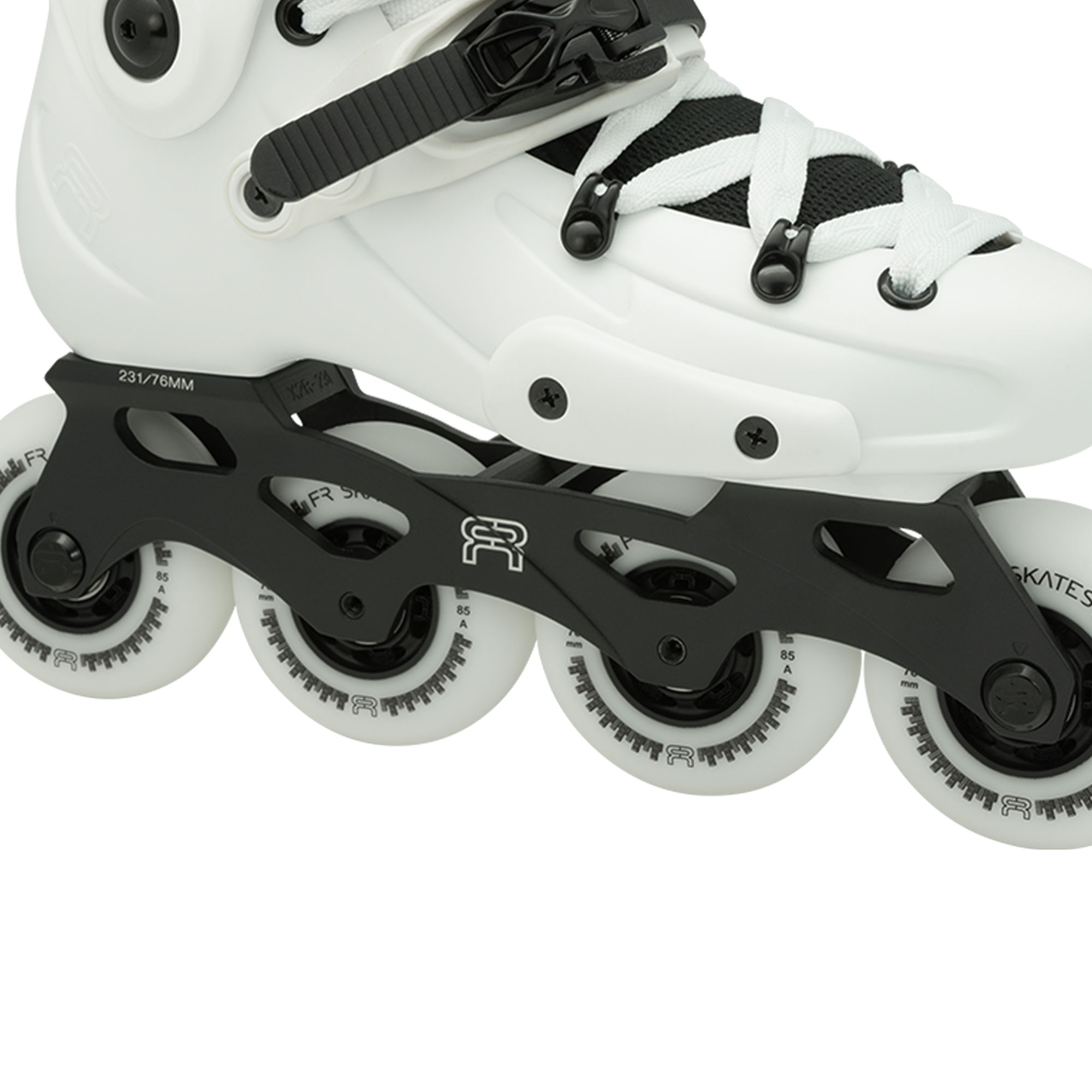 FR Jr CLUB Adjustable In-Line Skates - White