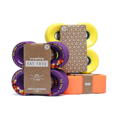 ORANGATANG "FAT FREE" PURPLE 65mm 83a (Set 4)