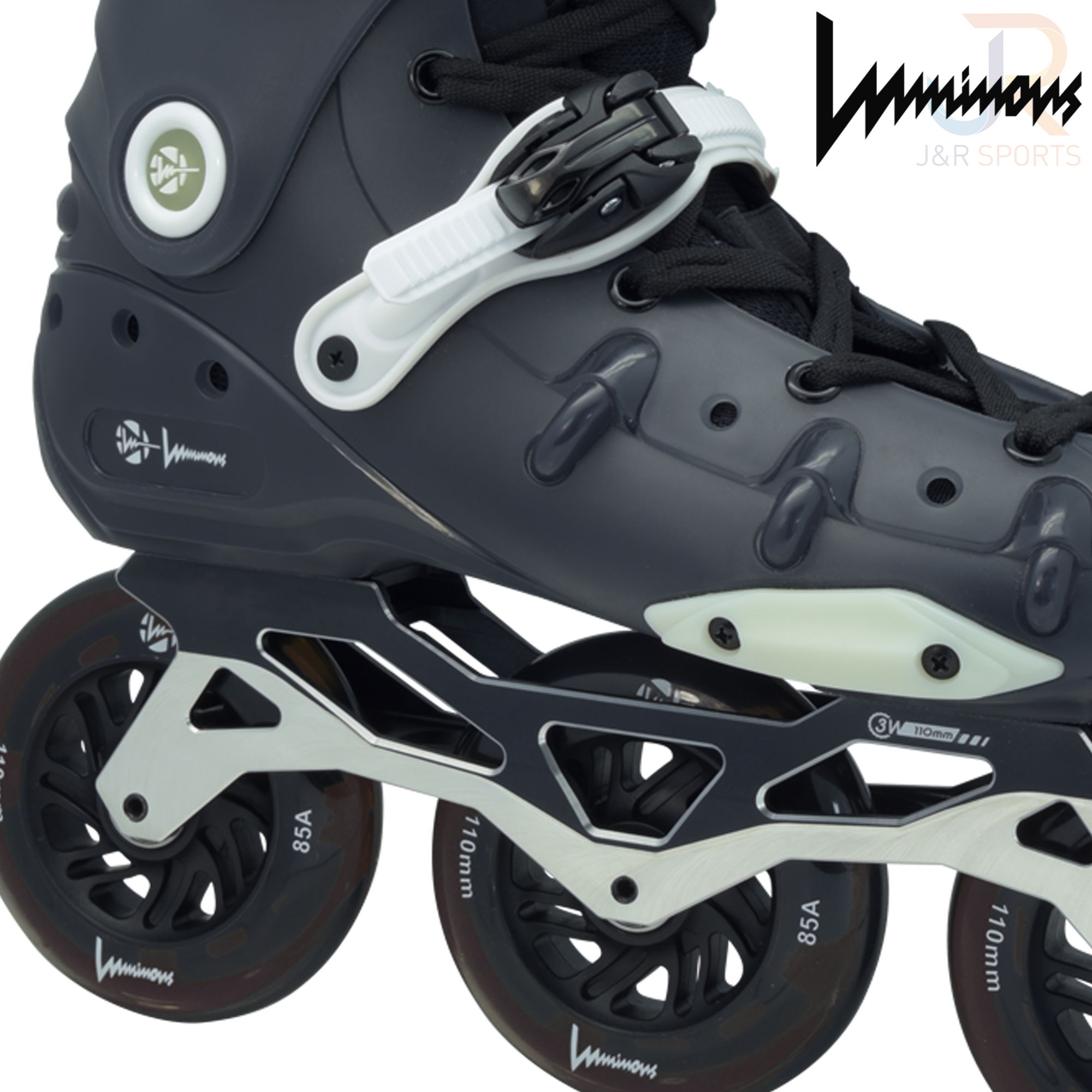 Luminous Ray 110 Skates - Dark