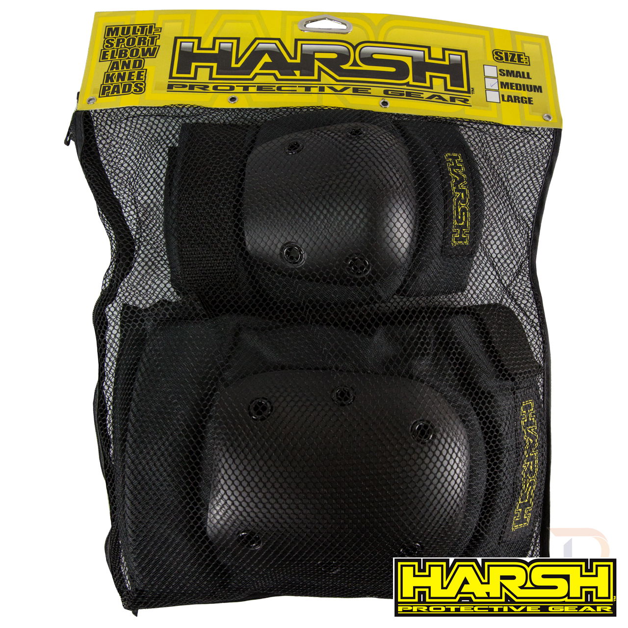 HARSH Protection - Pro Park Knee & Elbow Pads Packed - HA204-097