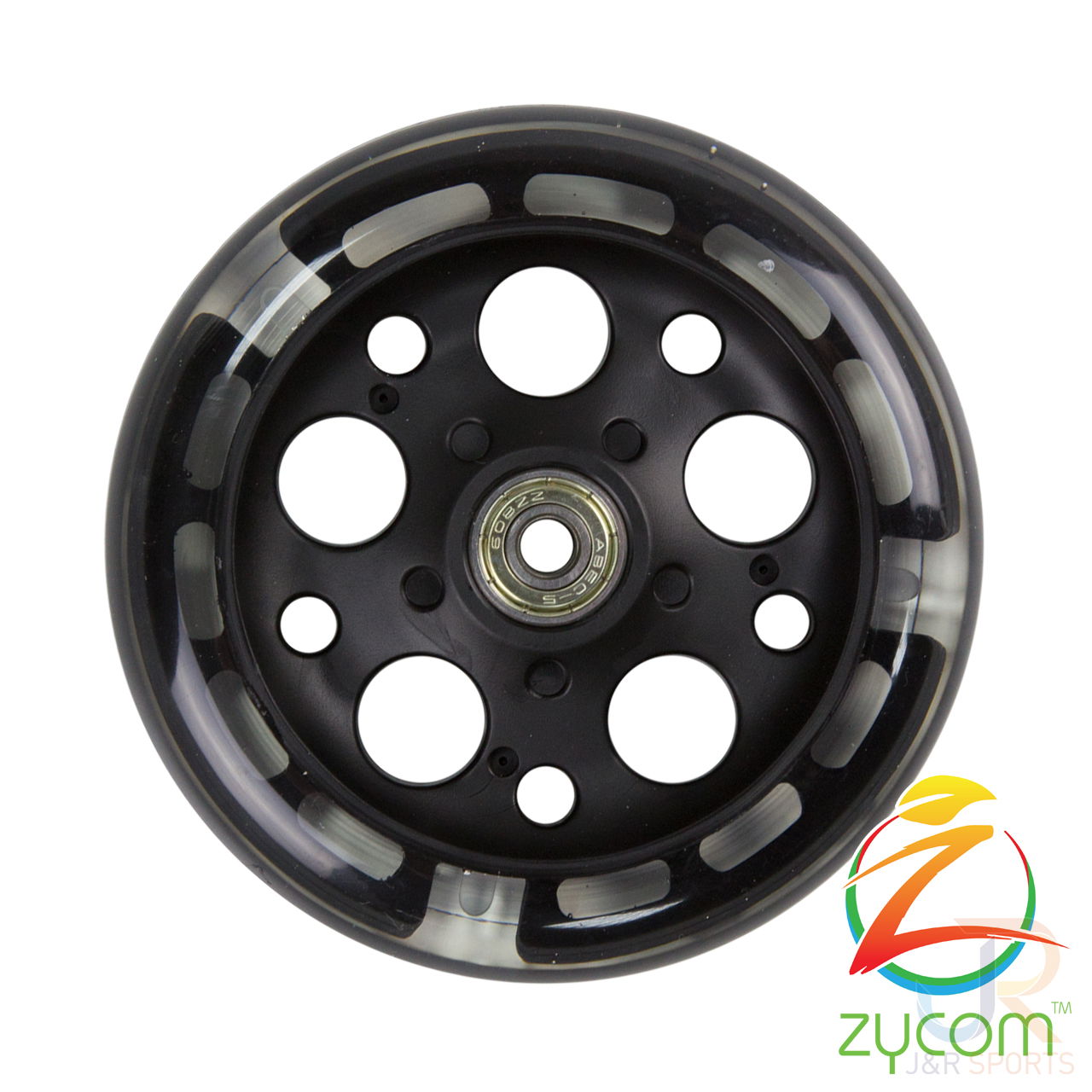 Zycom 125mm Light Up Wheel - Black - ZYC 205-626