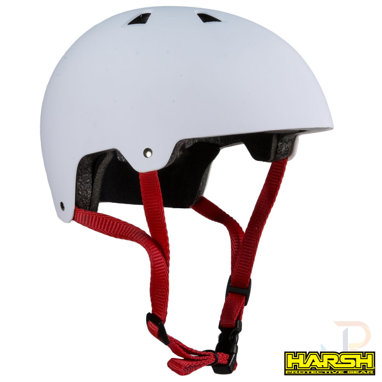 Harsh ABS Helmet - White - Angled - HA207-207