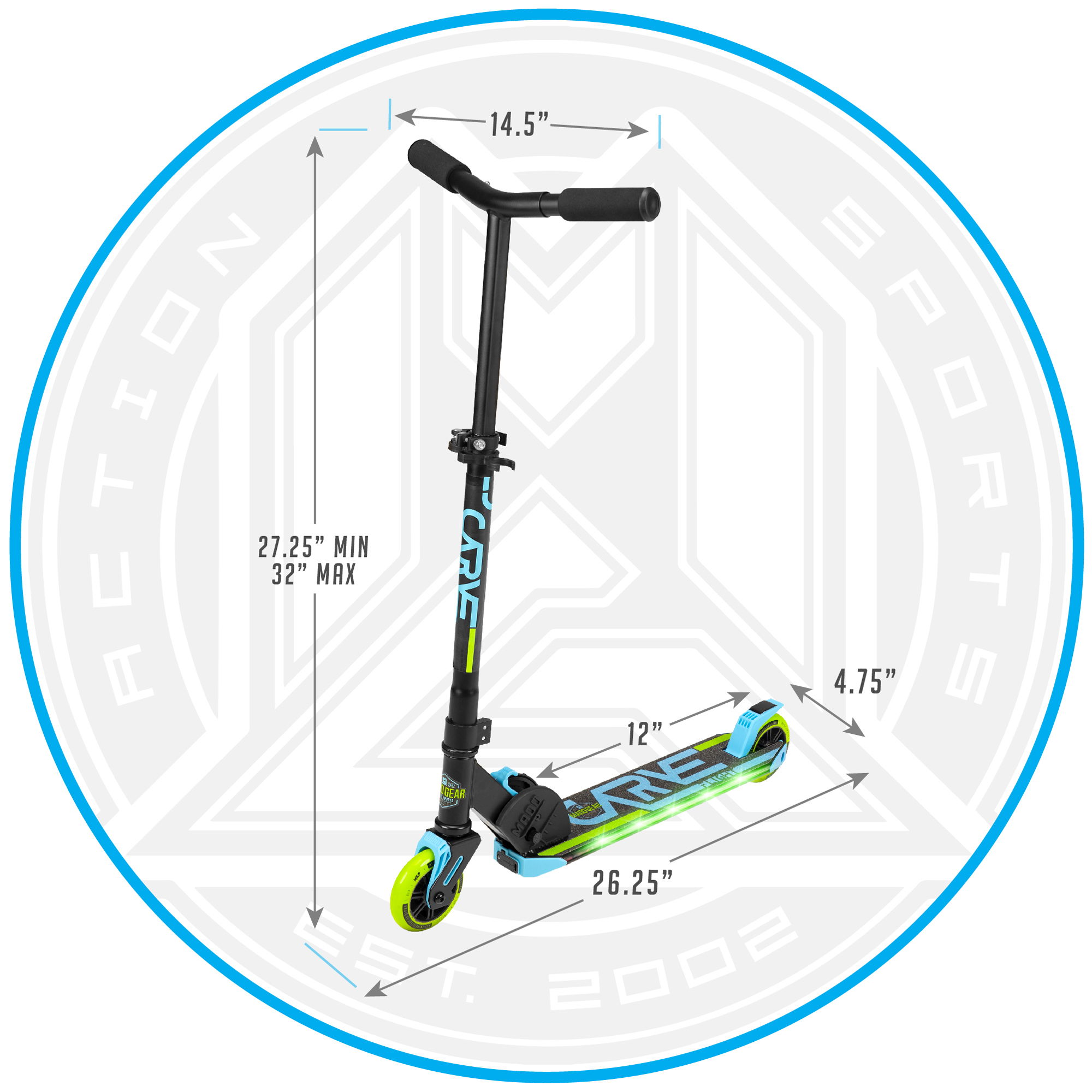 Madd Gear CARVE Flight - Blue Lime - Asset 5 - MGP207-574