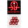 ROLLERBONES AXLE NUTS - 8mm - RED (Pack 8)