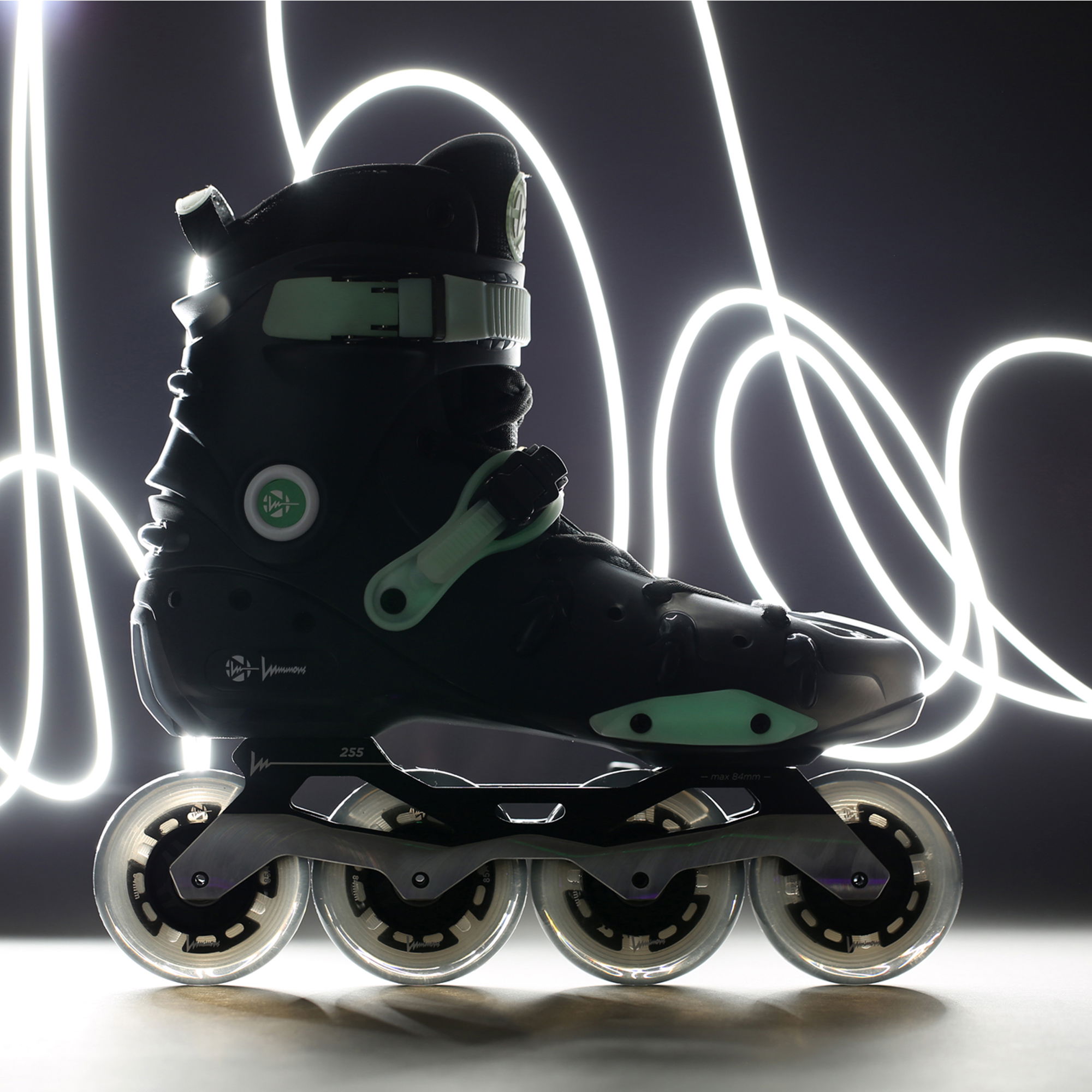 Luminous Ray Skates - Dark