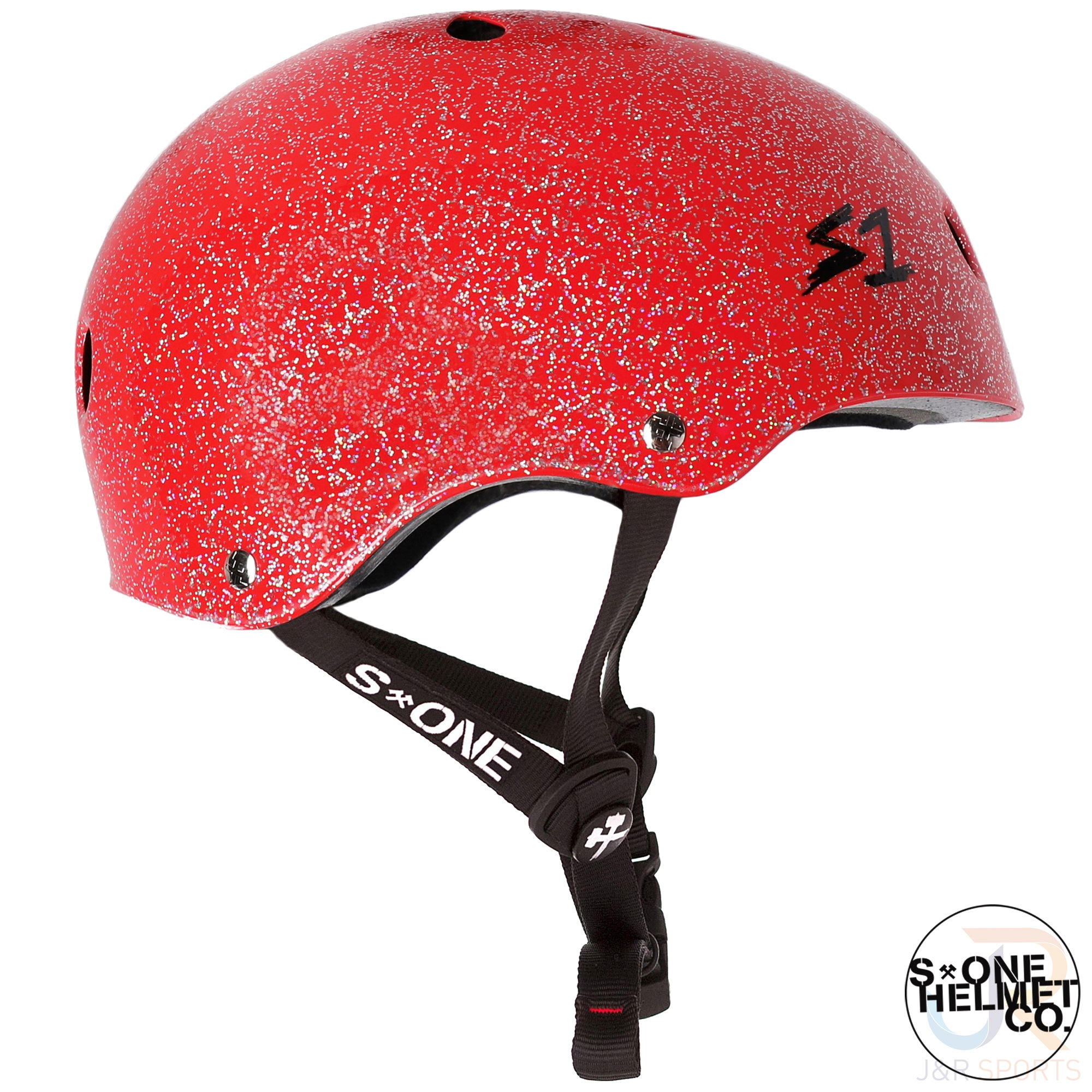 S1 Lifer Helmets - Red Gloss Glitter