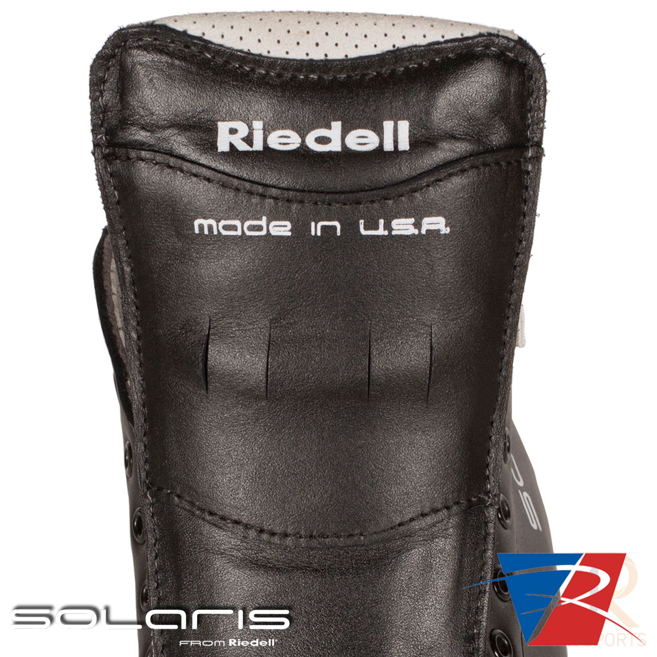 Riedell Solaris Boot - Black - Tongue Detail - RSBSLBK