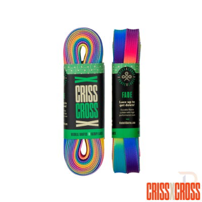 CRISS CROSS X DERBY LACES - FADE - VIBRANCE - 90"