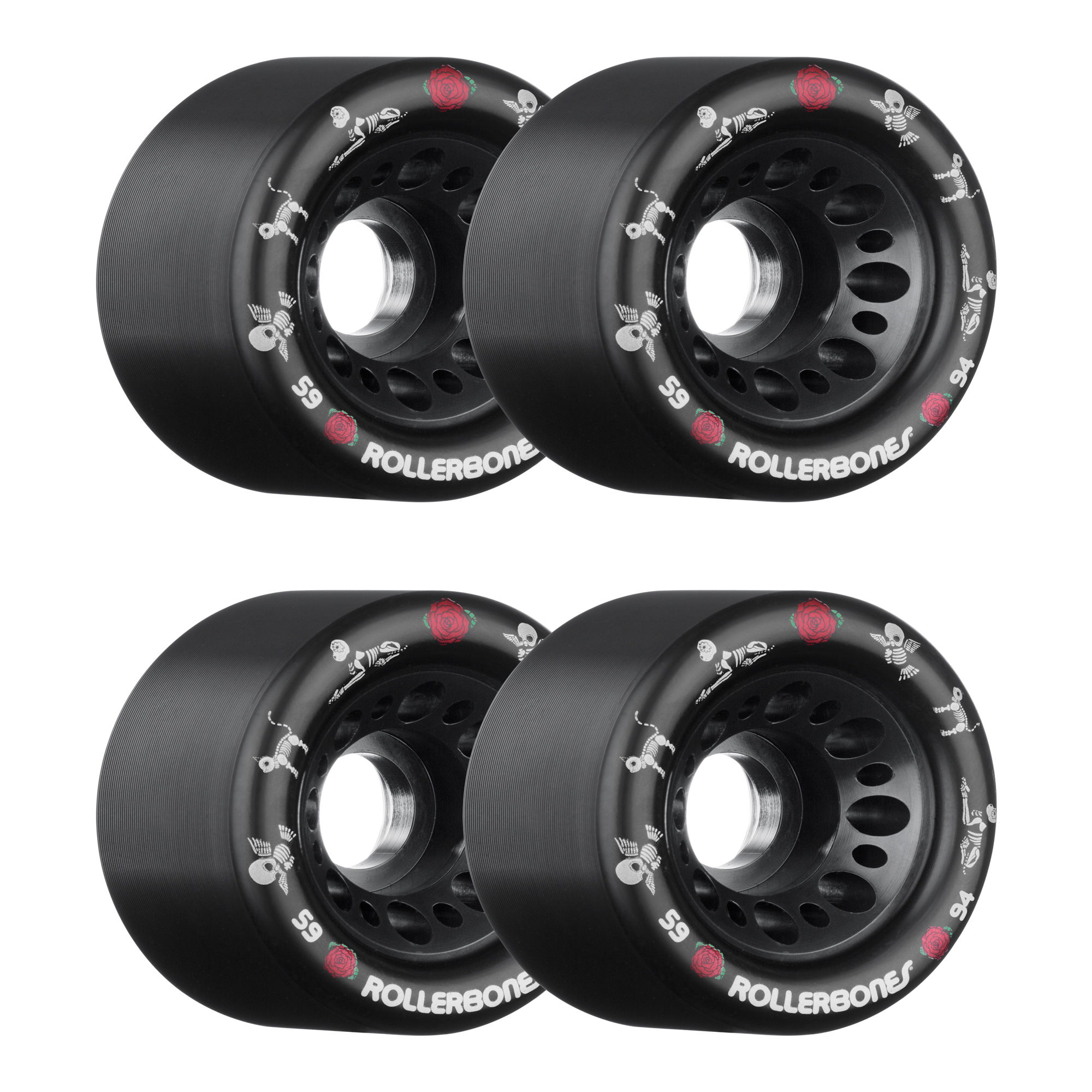 ROLLERBONES - DOTD PET SERIES BLACK (4) - 59mm/94a