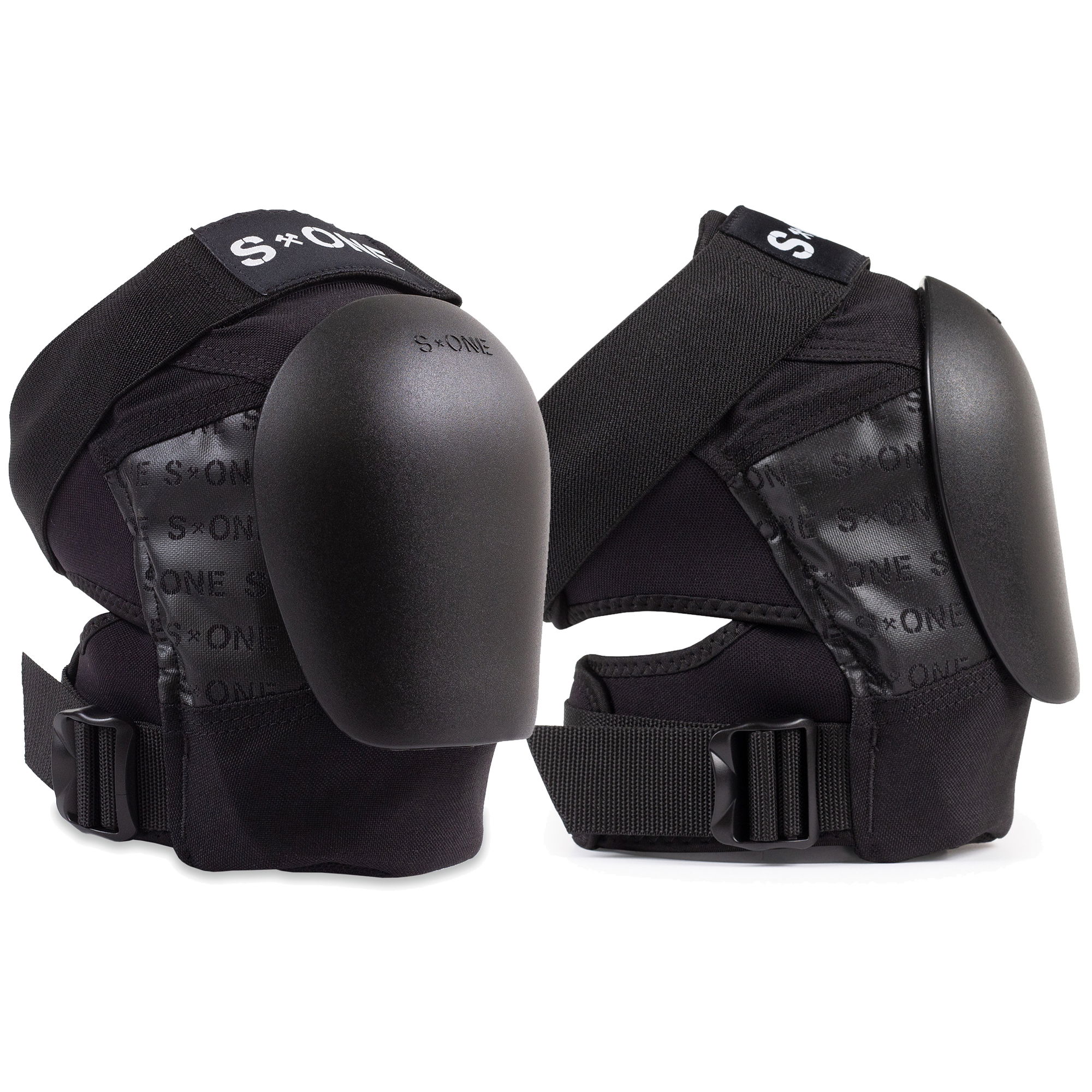 S1 PRO GEN 4.5 (40mm) KNEE PADS - BLACK/BLACK - 2-XL