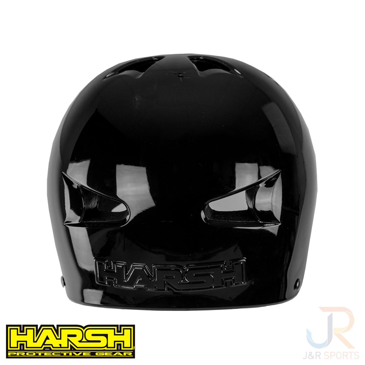 Harsh PRO EPS Helmet - Gloss Black - Rear 204-232