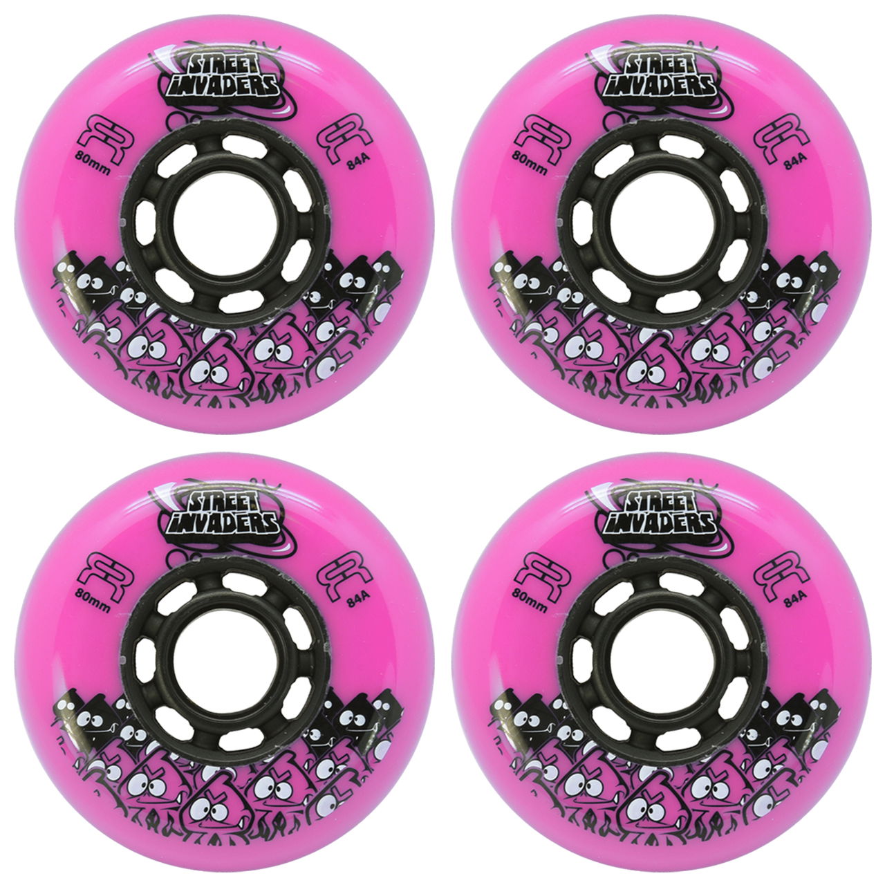 FR Street INVADER II Wheels - Pink