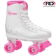 Roller Derby Roller Star 350 - White Pink - Angled - RDU324G