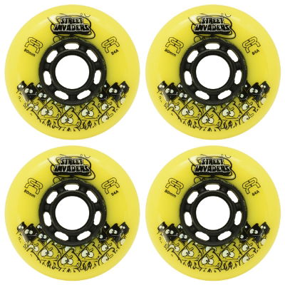 FR Street INVADER II Wheels - Yellow