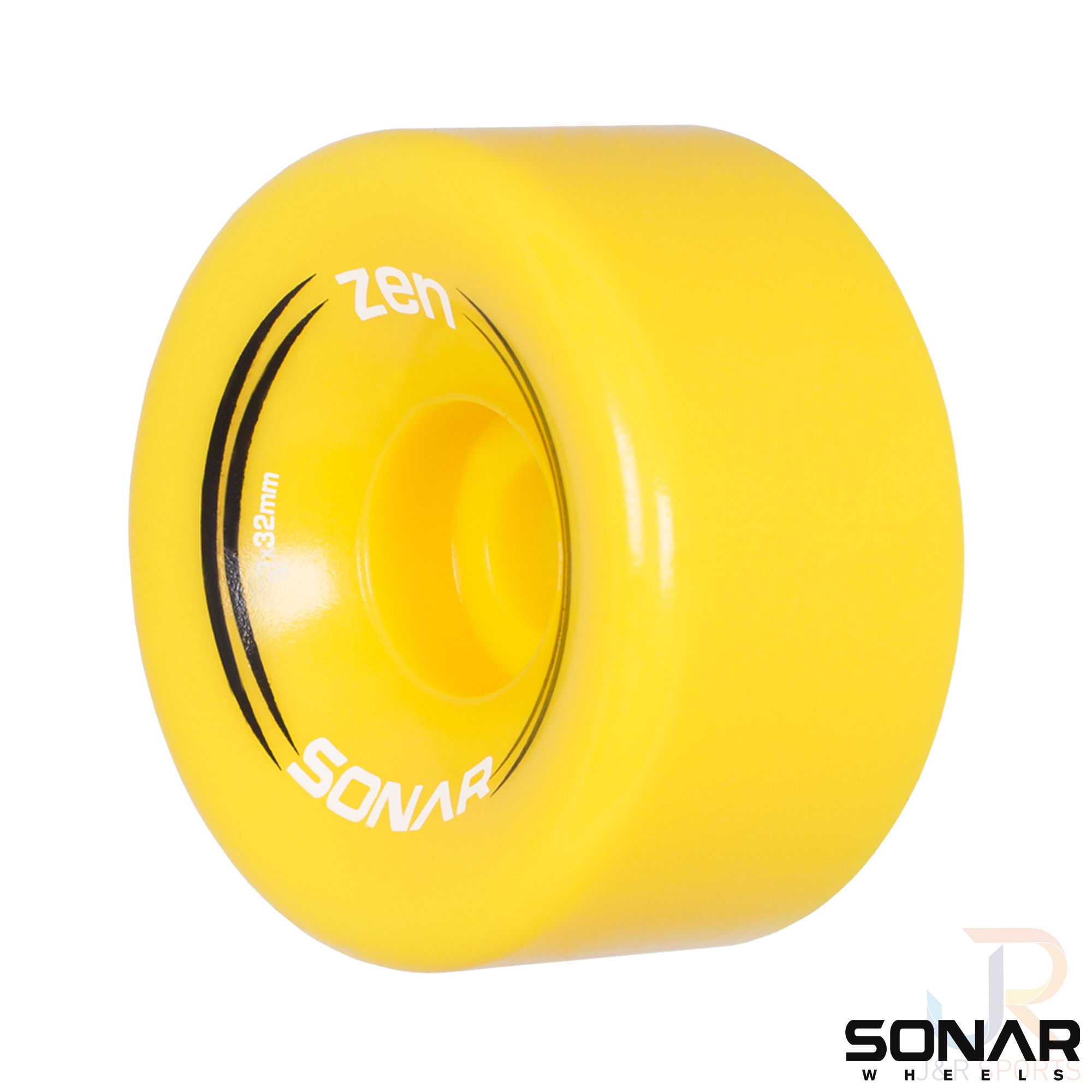 SONAR WHEELS (4) ZEN - YELLOW - 62mm/85a